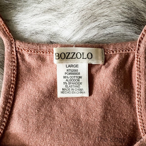 Bozzolo | Square High Neck Cropped Cami Tank Top - Picture 4 of 5